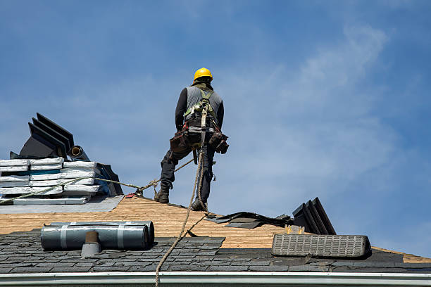 Professional Metal Roofing technician working in Rosemont, NJ